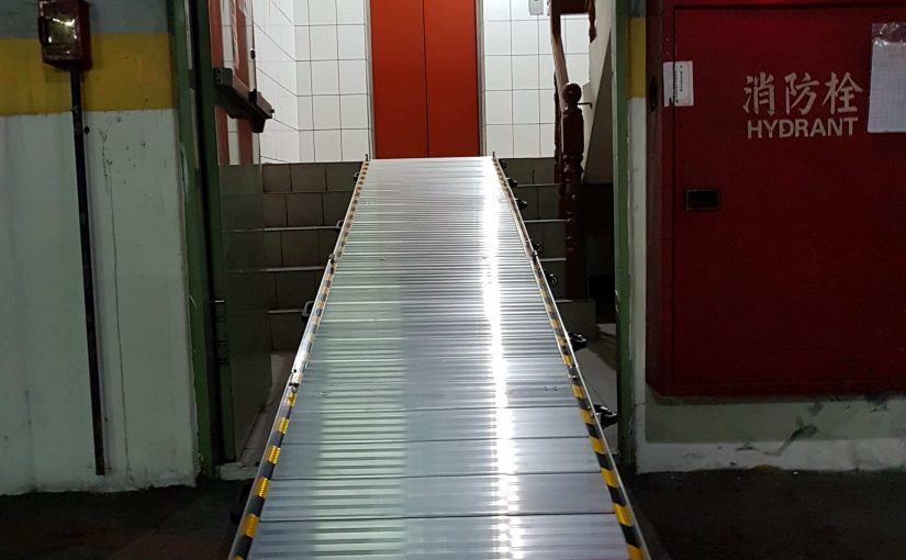 活動型組合式斜坡板 鋁合金
