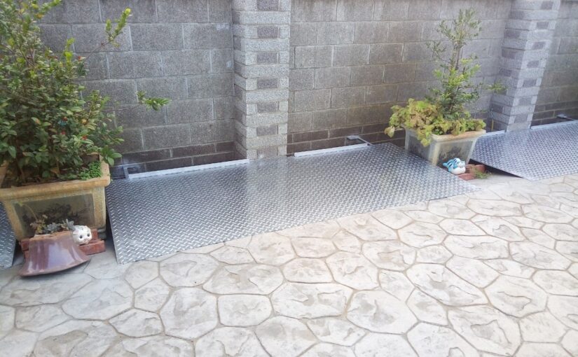 庭院平整化 鐵板斜坡訂做